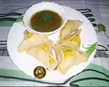 A picture of step 8 of Rice Fara or steamed Rice savoury gujiya.