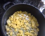 A picture of step 1 of Chicken curry.