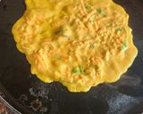 A picture of step 4 of Carrot besan chilla.