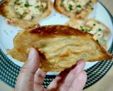 Foto del paso 7 de la receta: Canastas de queso de cabra y cebolla con mermelada de pétalos de rosa