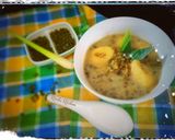 Foto langkah ke 4 dari resep Burjo Pisang (Tips spy kacang ijo cepat empuk dan lembut).