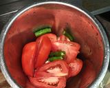 A picture of step 2 of Changezi Paneer.