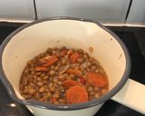 A picture of step 4 of Green lentil curry for babies & adults.