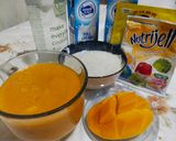 Foto langkah ke 1 dari resep Puding Silky Mangga.