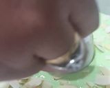 Foto langkah ke 4 dari resep Bolu pandan slice almond (4 telur).