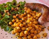 Foto del paso 6 de la receta Butifarra asada con garbanzos salteados