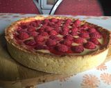 Foto del paso 9 de la receta: Pie de frambuesa