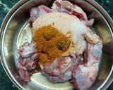 A picture of step 1 of Spicy Bombay Chicken Biryani.