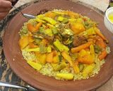 A picture of step 2 of Moroccan Couscous.