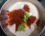 A picture of step 1 of Methi Muthiya.