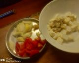 A picture of step 1 of Rich and creamy almond paneer gravy.