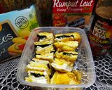 Foto langkah ke 4 dari resep Telur Rumput laut keju.