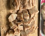 รูปขั้นตอนการทำที่ 1 ของ หมูสามชั้นคั่วพริก-เกลือ เจ
