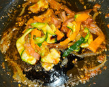 Foto del paso 6 de la receta: Espaguetis con Guanciale y verduras