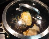 A picture of step 3 of Sake Steamed Chicken With Lemon Sauce.