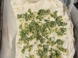 Focaccia rellena ajo y perejil