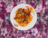 Foto langkah ke 4 dari resep Udang Bawang Bombay.