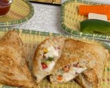 A picture of step 22 of Healthy Tricolour Paneer & Veggie Bread Pockets 🧡🤍💚.