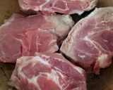 A picture of step 1 of My Chinese Salt & Pepper Pork Steaks #2Flavours #Mainmeal.