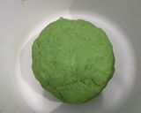 Foto langkah ke 2 dari resep Roti Kukus Pandan (isi cokelat) ✨.