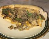 Foto del paso 9 de la receta: Philly Cheese Steak a la Plancheta