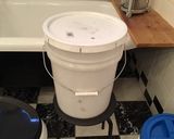 A picture of step 3 of California Farm Raw Honey Wine: Mead.