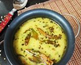 A picture of step 9 of Hesarubele Bili Saru/Moong dal tomato rasam.