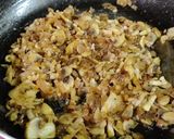A picture of step 2 of Creamy Mushroom Risotto.