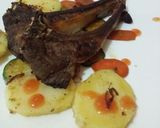 A picture of step 4 of Pan fried Goat ribs.