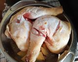 Foto langkah ke 9 dari resep Ayam Kurma Apel Oven dan Kentang Karamel.