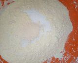 A picture of step 2 of Eggless Baked Colored Doughnut.