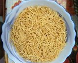 A picture of step 1 of Semiya Kheer.