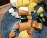 Foto langkah ke 1 dari resep Shashlik Sosis.
