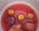 عکس مرحله 1 از دستور ترشک آلو سیاه و الوچه