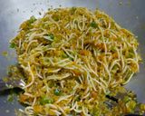 A picture of step 4 of Veg. Chaw Mein.