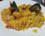 Foto del paso 18 de la receta: Arroz con pollo y mejillones