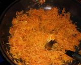 A picture of step 1 of Carrot halwa.