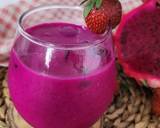 Cara Membuat Smoothies Buah Naga Mix Strawberry 3