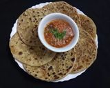 A picture of step 8 of Onion Stuff Paratha.