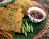 Foto langkah ke 6 dari resep 015.Tempe Mendoan dan sambal kecap.