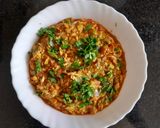 A picture of step 5 of Egg Kheema.