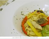 超簡單~~奶油白醬雞肉義大利麵的食譜步驟6照片