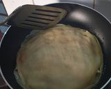 Foto langkah ke 6 dari resep Martabak Telur Isi Sayuran Pedas.