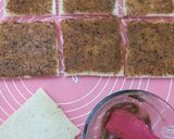 Foto langkah ke 4 dari resep Cinnamon Roll Bread Pudding | Puding Roti Tawar Gulung KayuManis.