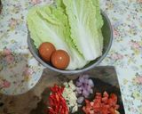 Foto langkah ke 1 dari resep Tumis Sawi Putih Telur.