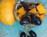 A picture of step 1 of Tri colour Fruit Salad.