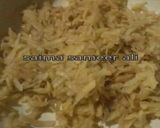A picture of step 1 of Aloo katoori chaat.