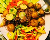 A picture of step 2 of Sikandari raan roast.