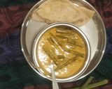 A picture of step 7 of Drumstick besan curry.
