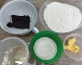 Foto langkah ke 1 dari resep Brownies Eggless.